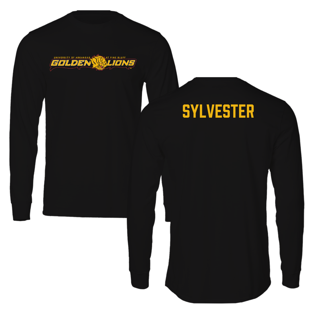 University of Arkansas-Pine Bluff TF and XC Black Performance Long Sleeve - Jared Sylvester