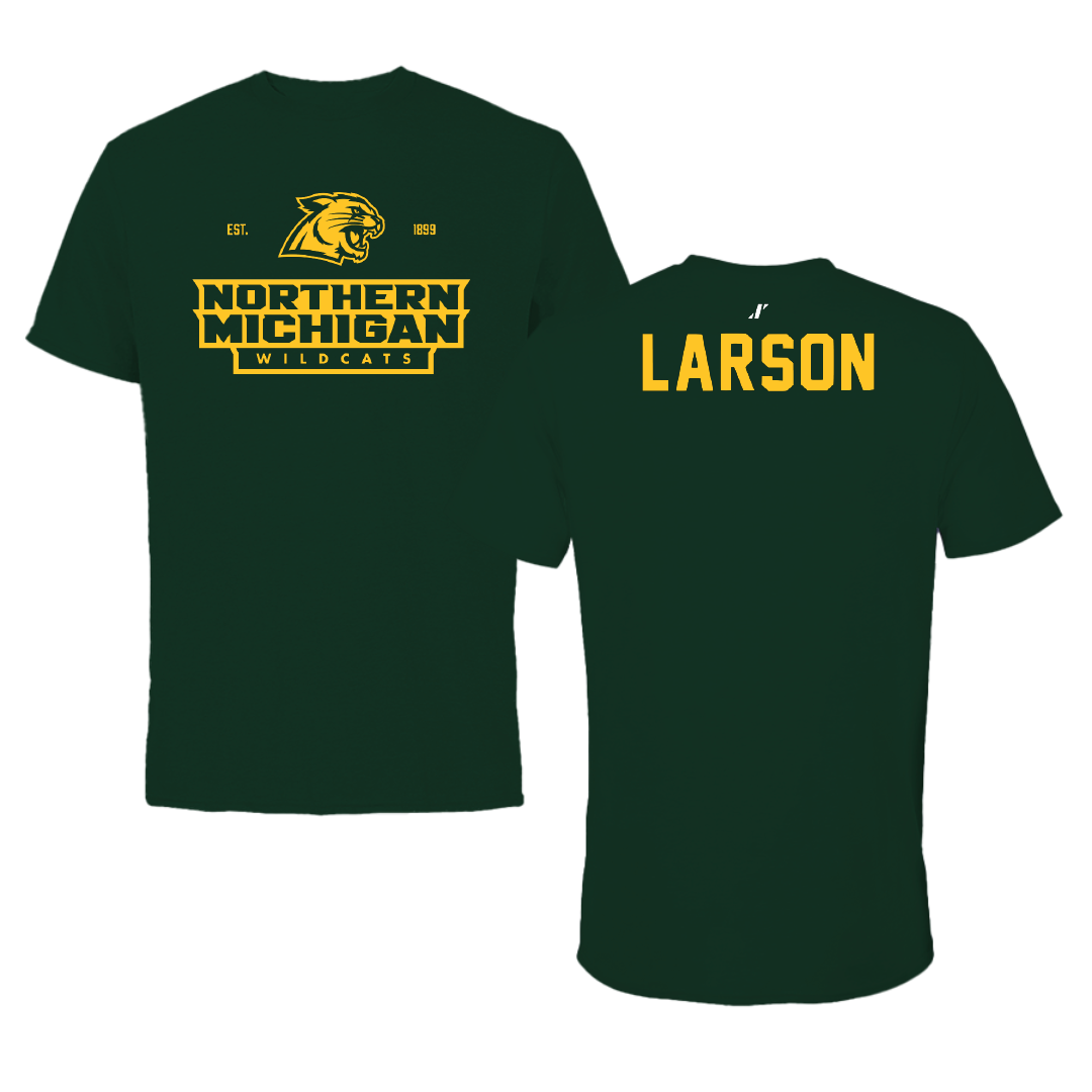 Northern Michigan University TF and XC Forest Green General Tee - Ahna Larson