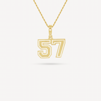 Gold Presidents Pendant and Chain - #57 Tori Thomas