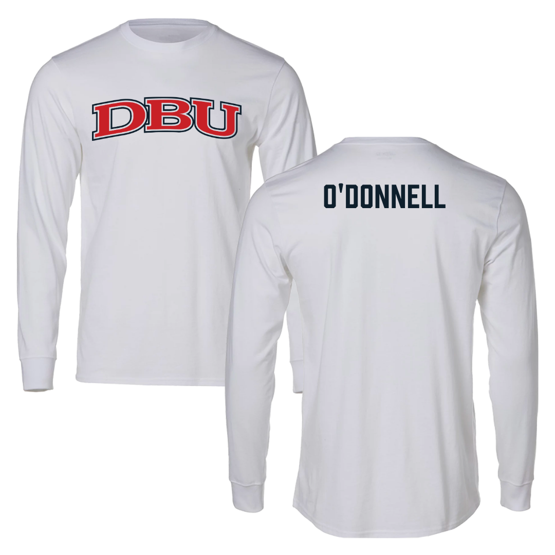 Dallas Baptist University TF and XC White Long Sleeve - Emme O'Donnell