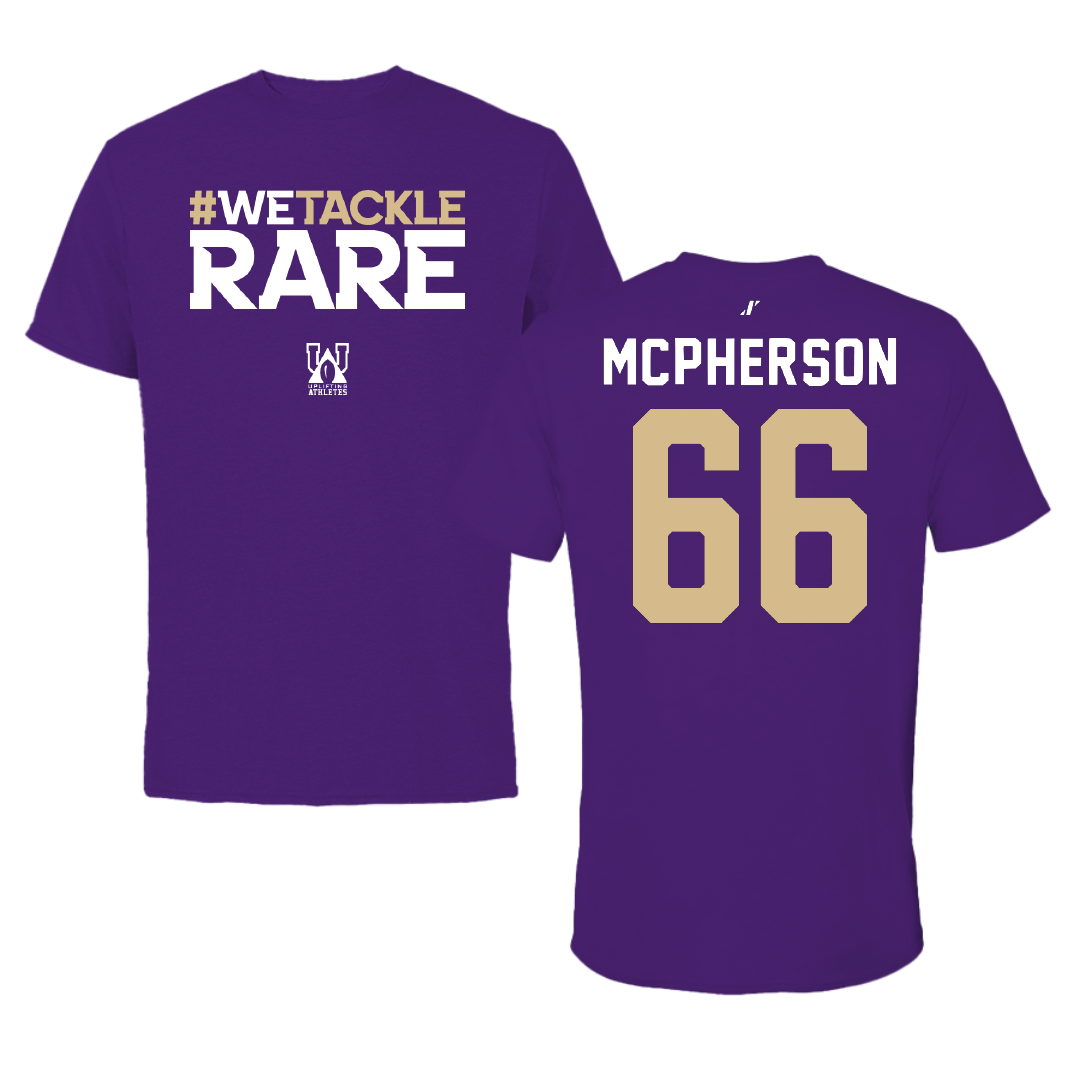 Western Carolina University Softball Purple Uplifting Athletes Tee - #66 Maya McPherson