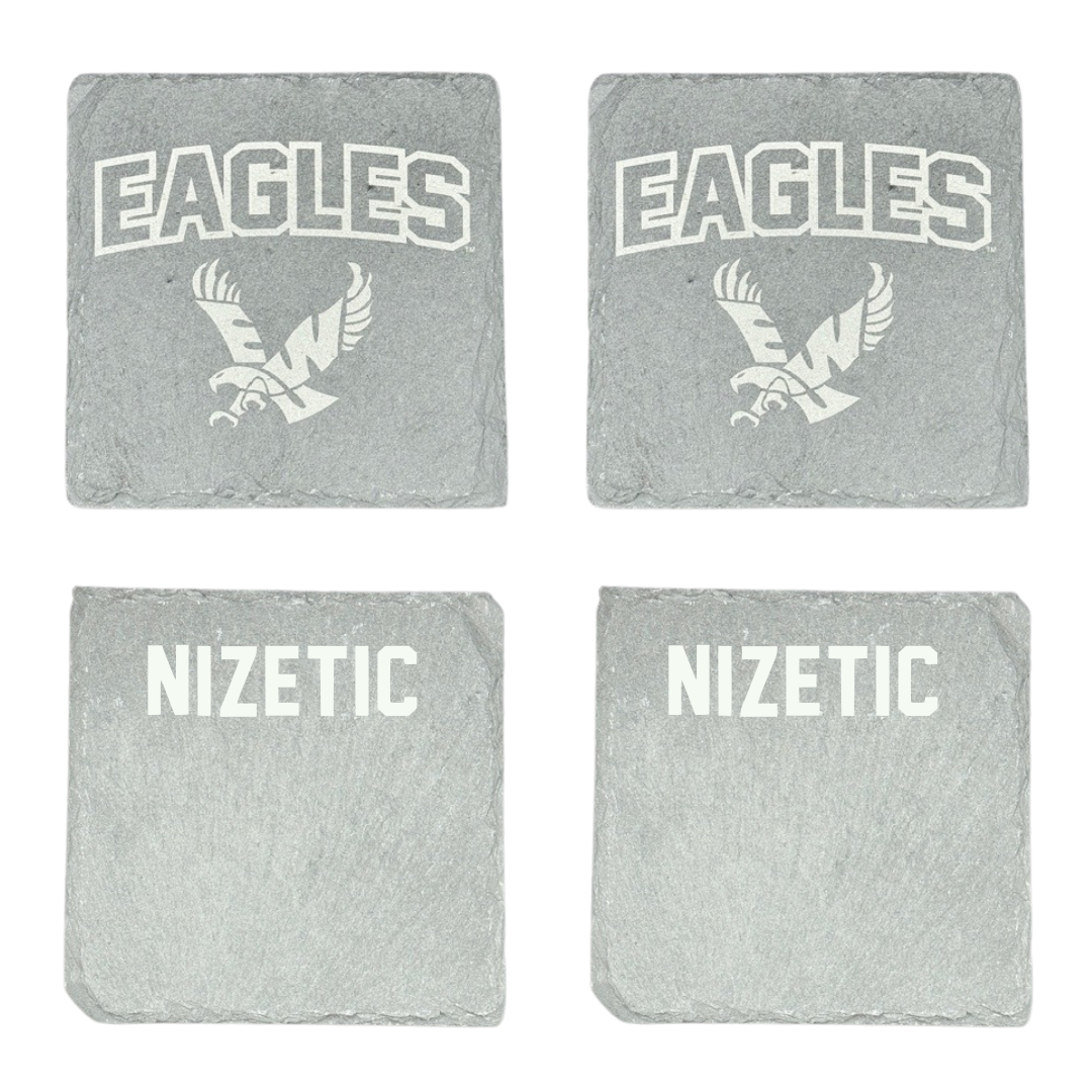 Eastern Washington University Tennis Stone Coaster (4 Pack)  - Leandra Nizetic