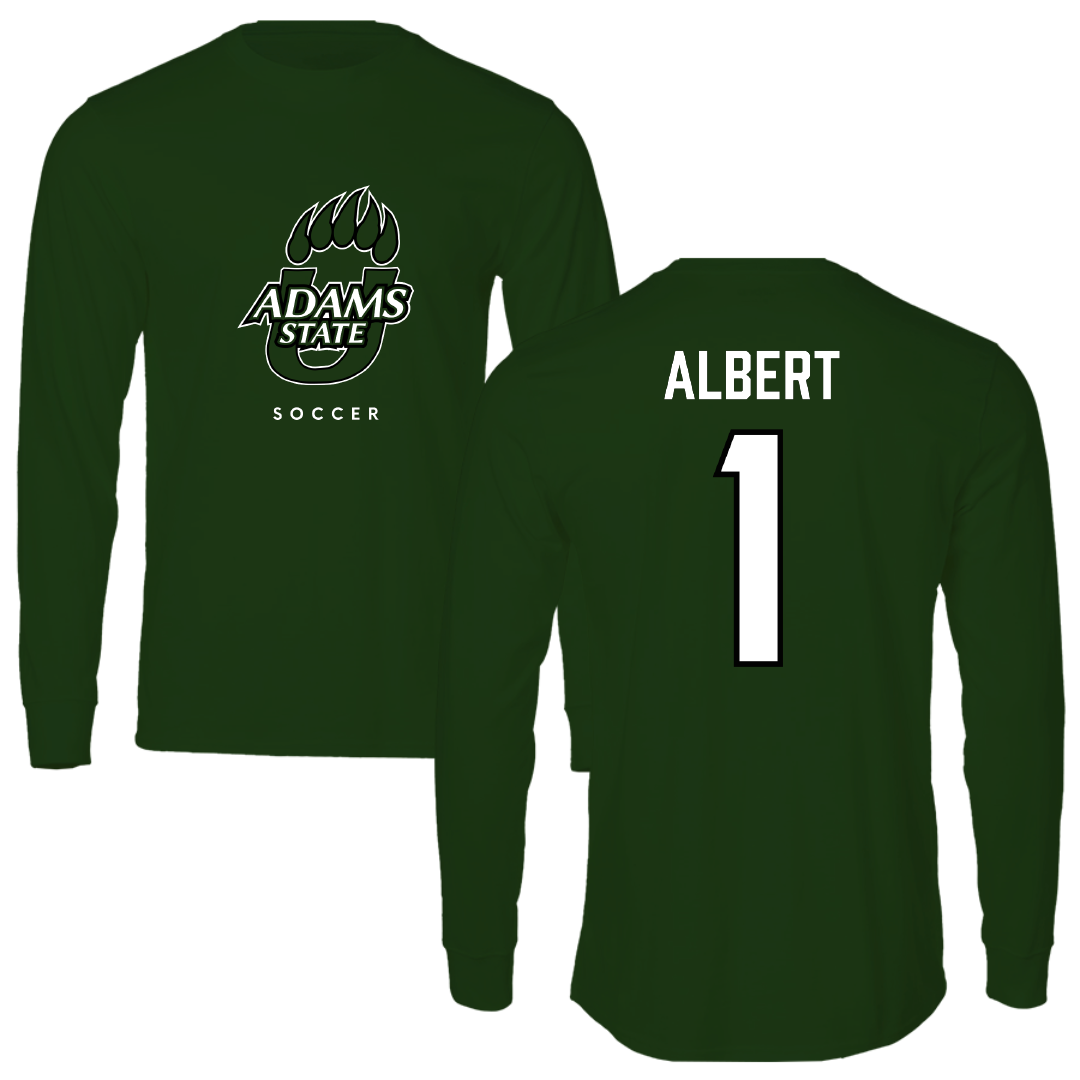 Adams State University Soccer Forest Green Long Sleeve - #1 Lianna Albert
