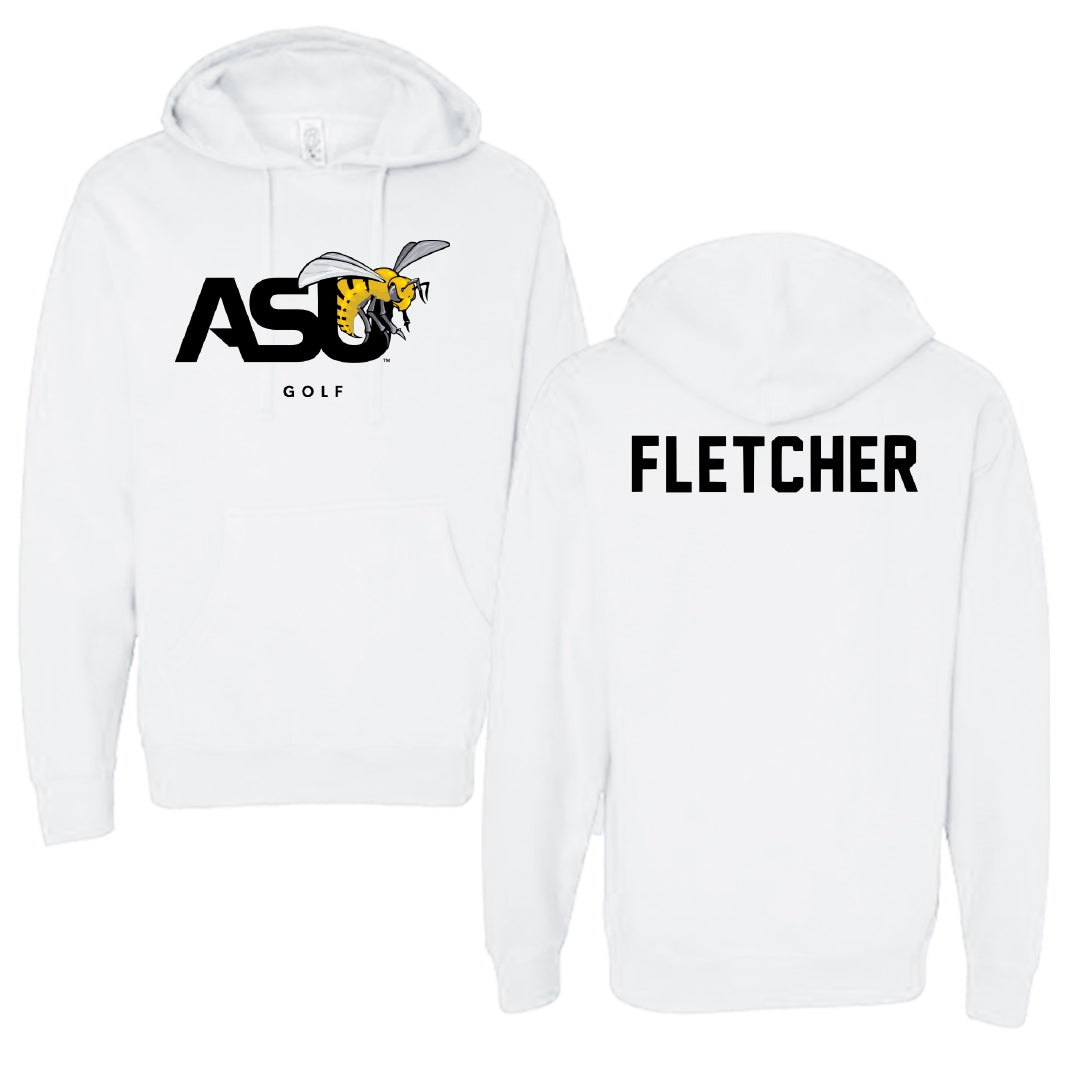 Alabama State University Golf White ASU Hoodie - Carmen Fletcher