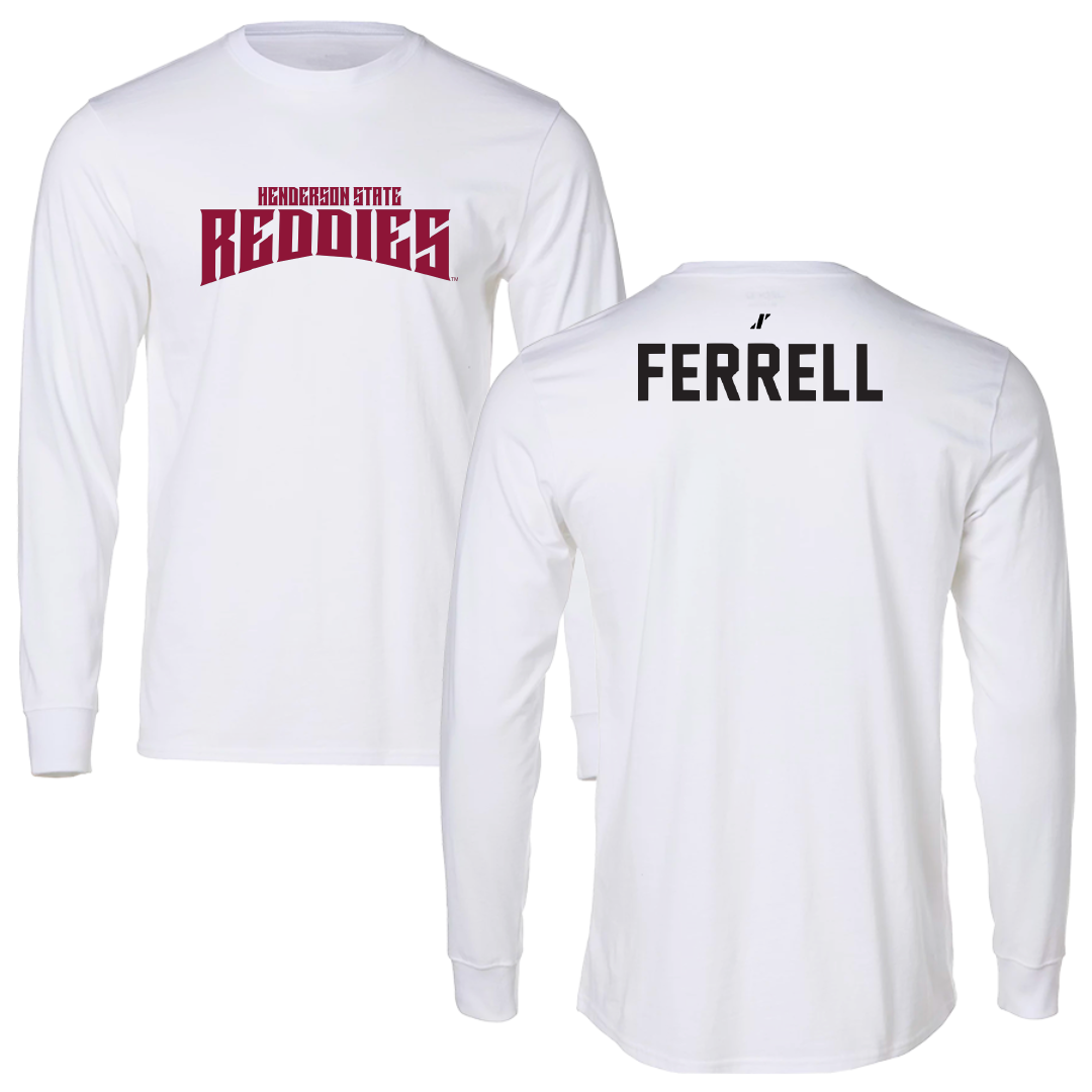 Henderson State University Cheer White Classic Performance Long Sleeve - Amanda Ferrell