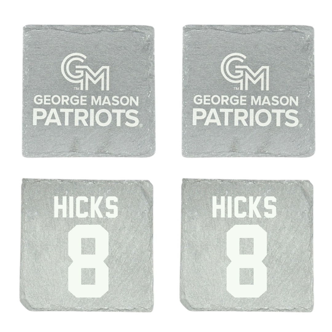 George Mason University Soccer Stone Coaster (4 Pack)  - #8 Aria Hicks