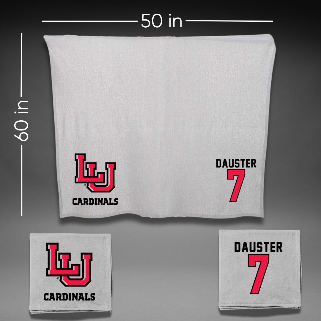 Lamar University Volleyball Gray Blanket - #7 Christina Dauster