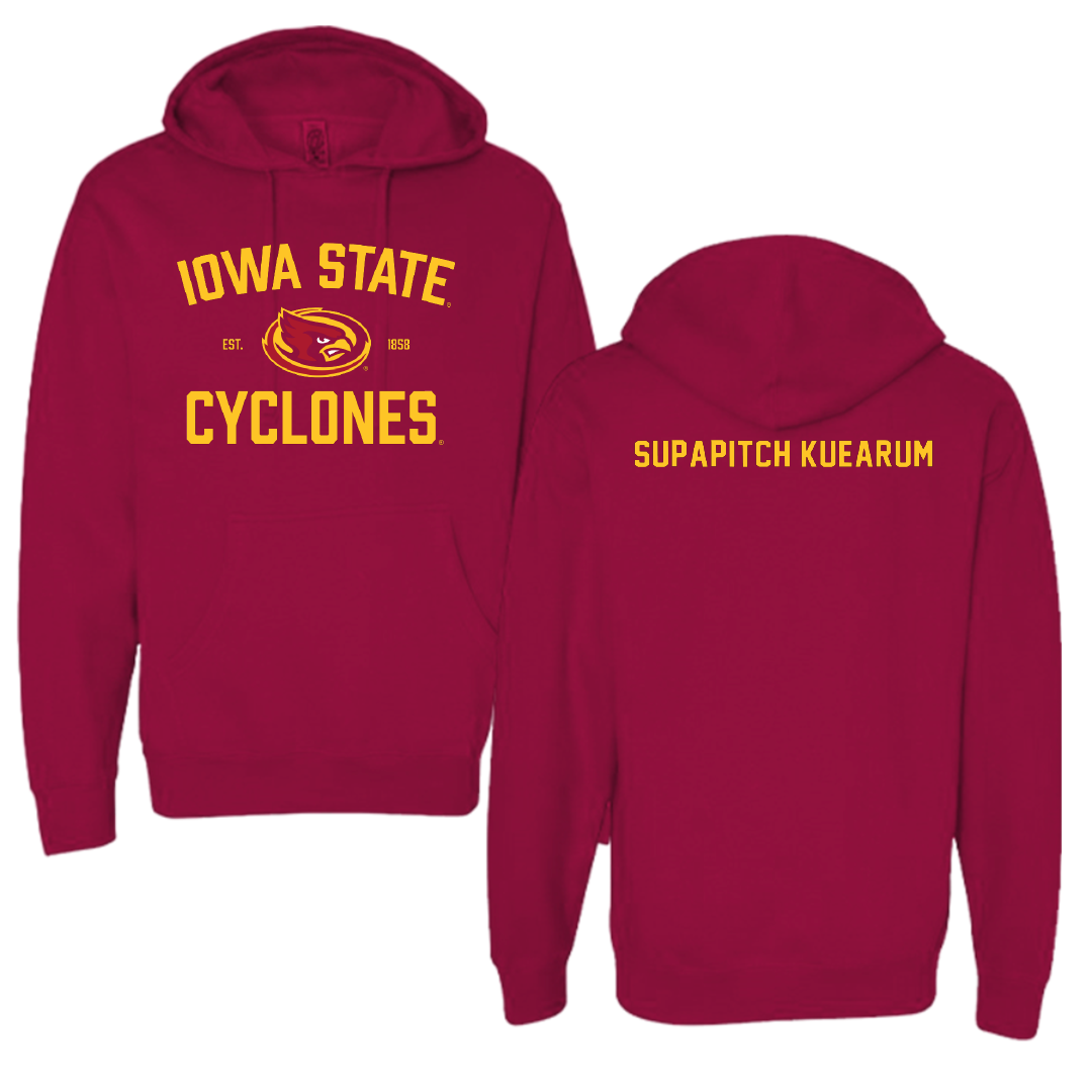 Iowa State University Tennis Cardinal General Hoodie - Anna Supapitch Kuearum