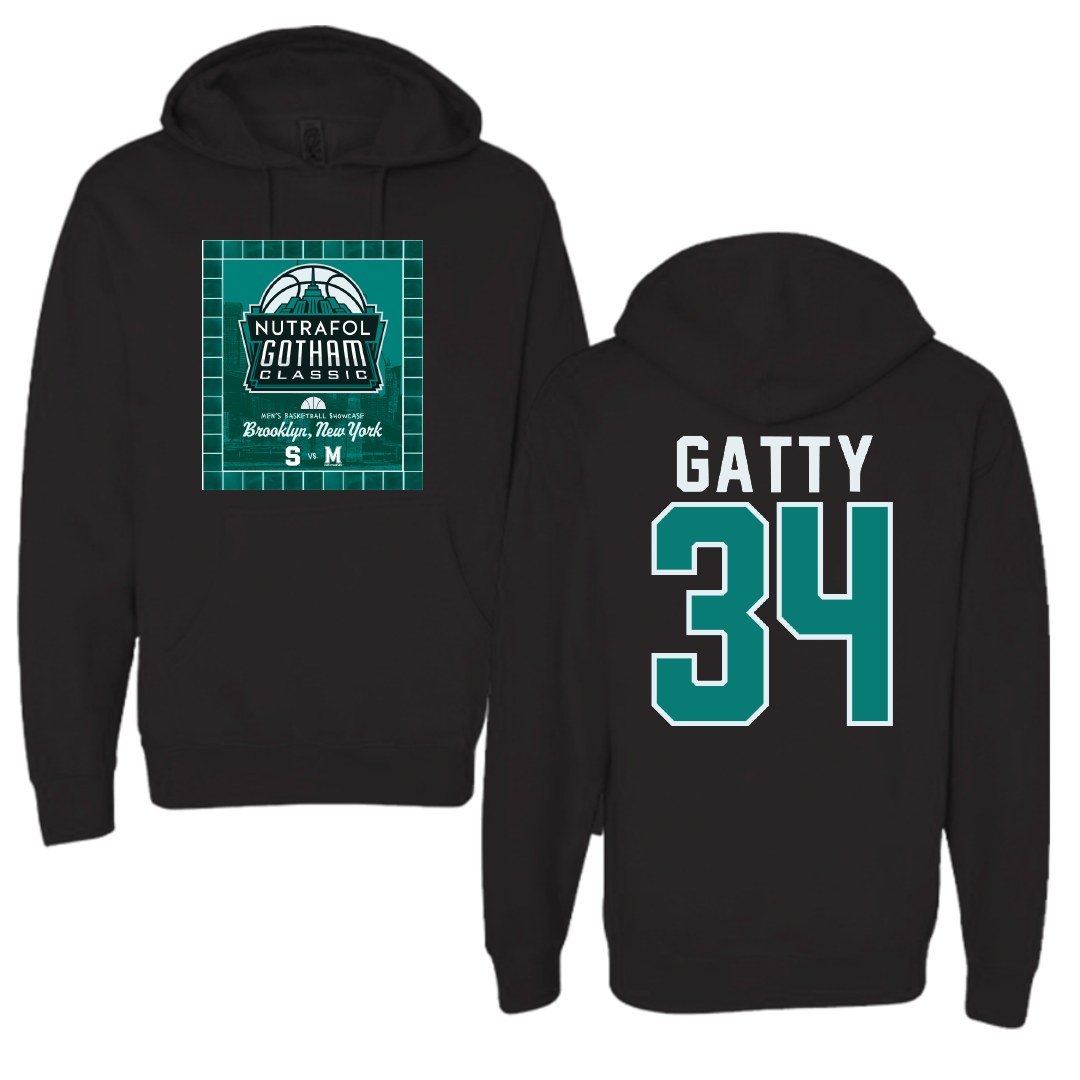 Syracuse University Basketball Black Gotham Syracuse Classic Hoodie - #34 Christopher Gatty