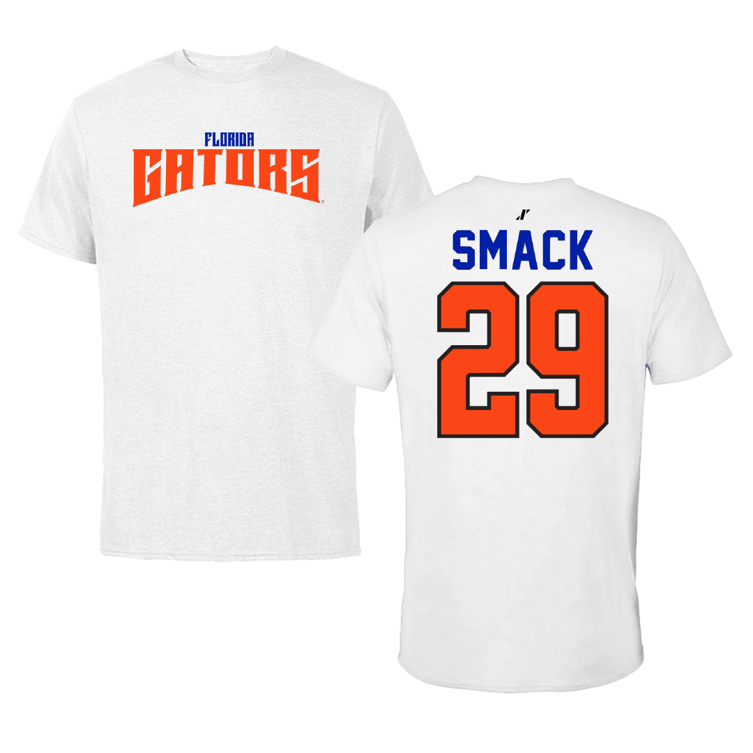 University of Florida Football White Classic Tee - #29 Trey Smack