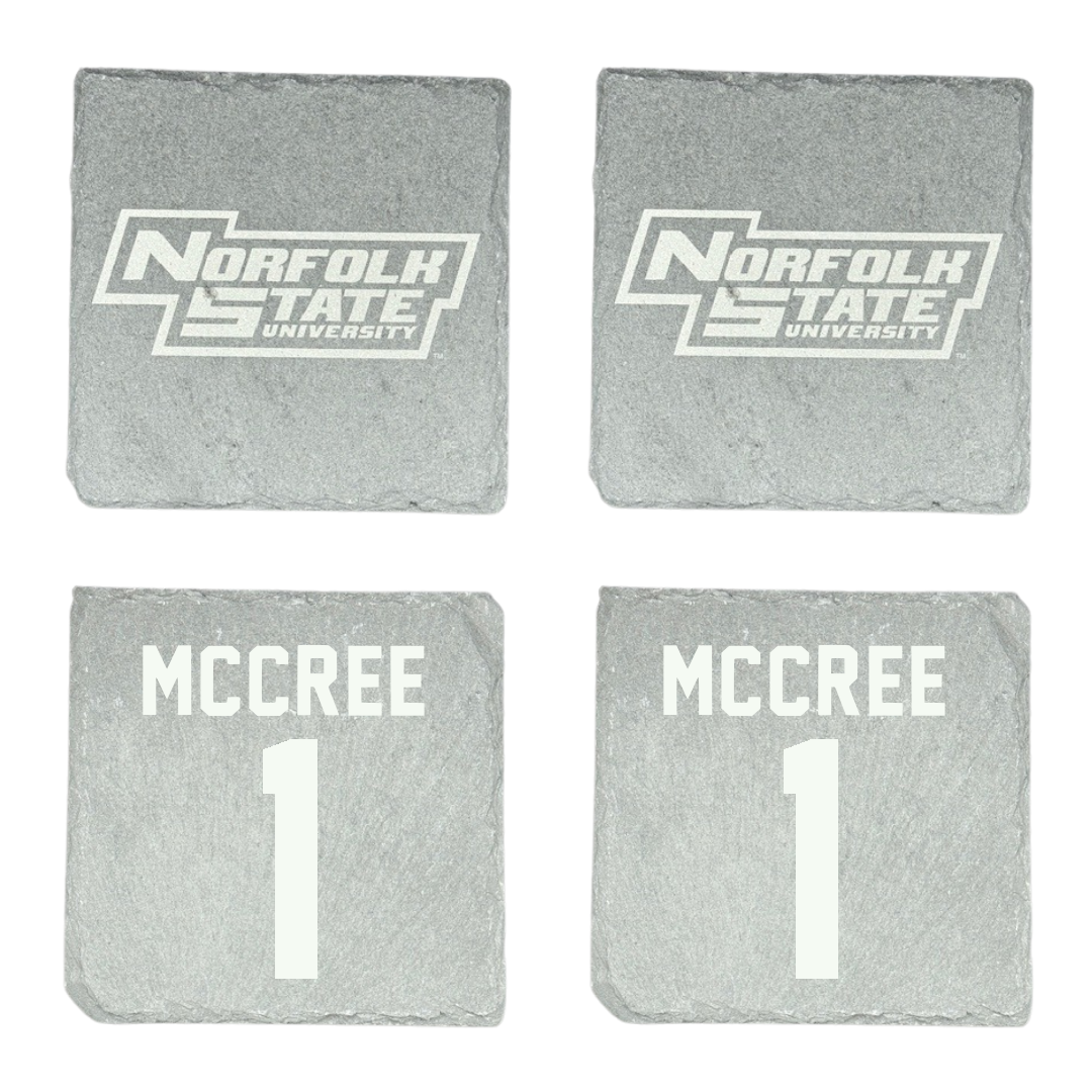 Norfolk State University Volleyball Stone Coaster (4 Pack)  - #1 Sydney McCree