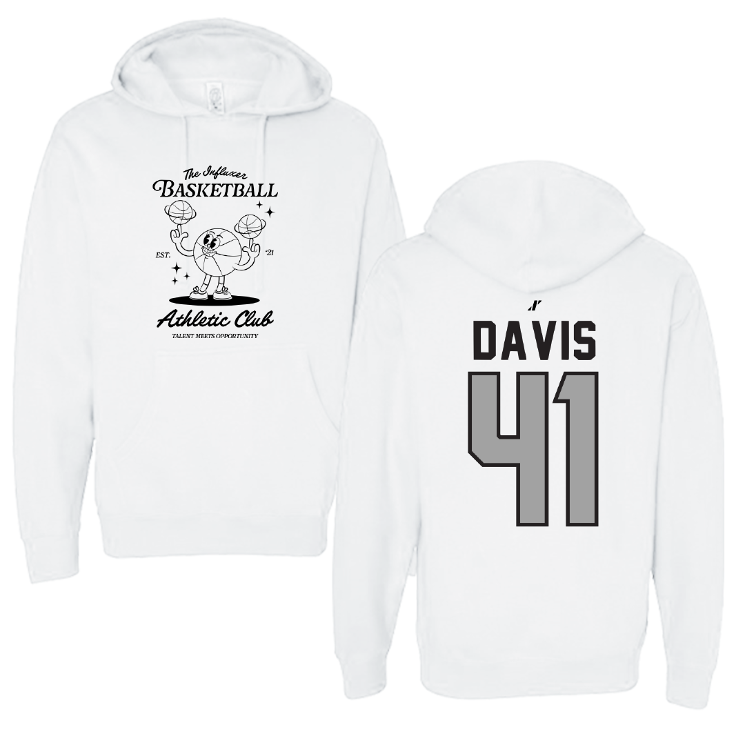 Basketball White Influxer Athletic Club Hoodie - #41 Akasha Davis
