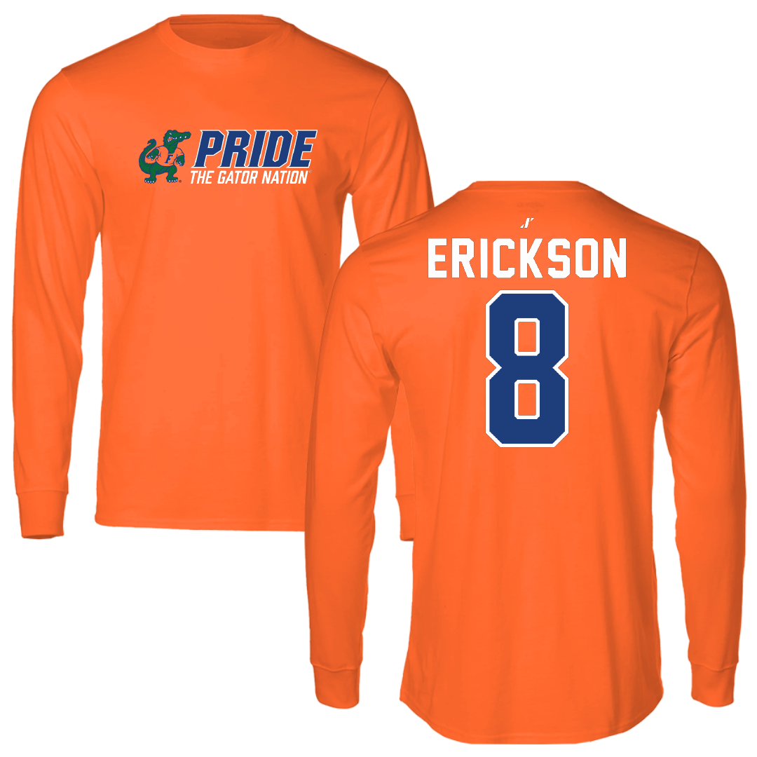 University of Florida Softball Orange General Long Sleeve - #8 Jocelyn Erickson