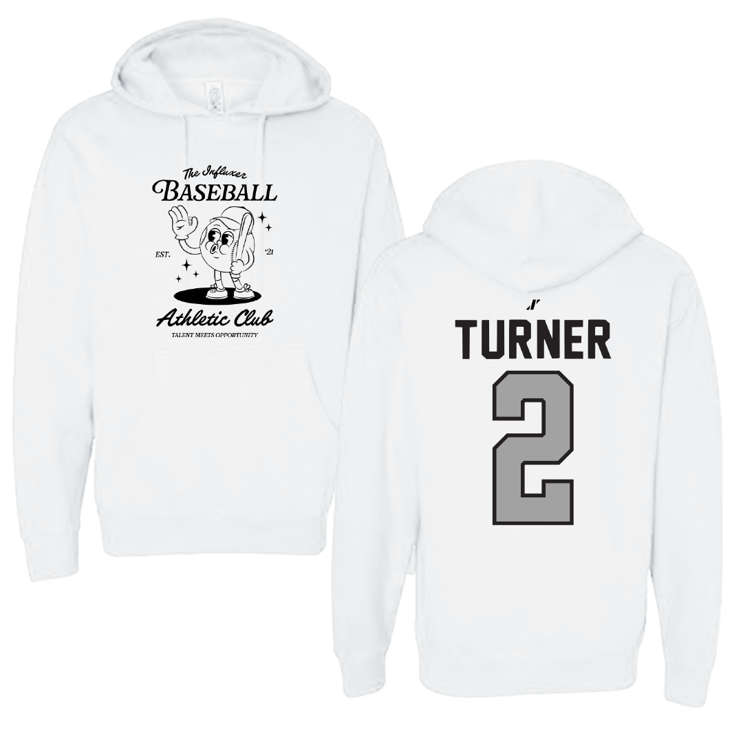 Baseball White Influxer Athletic Club Hoodie - #2 McGwire Turner