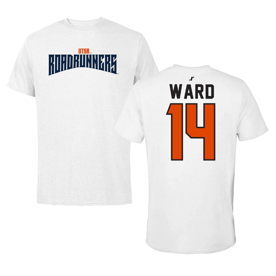 University of Texas at San Antonio Baseball White Classic Tee - #14 Ryan Ward