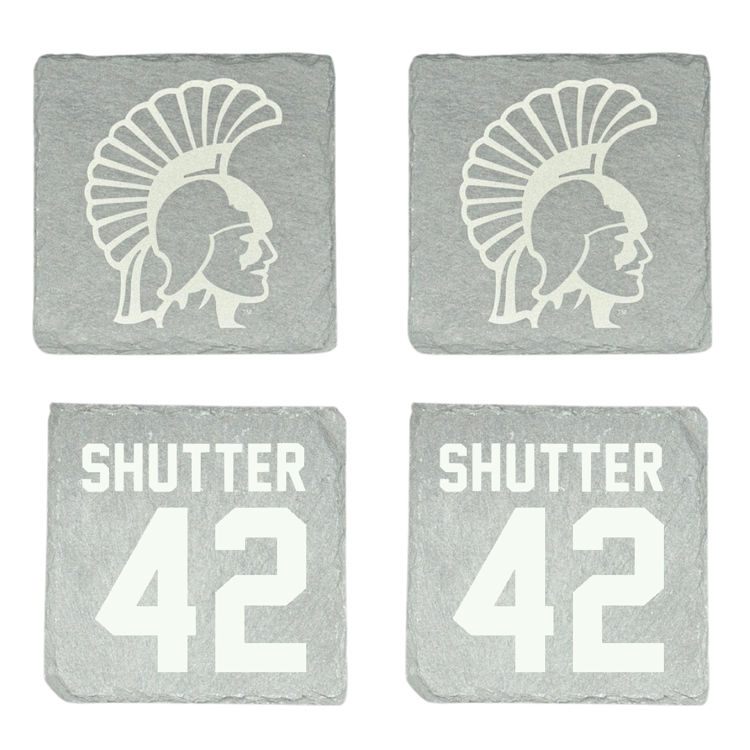 Winona State University Football Stone Coaster (4 Pack)  - #42 Sam Shutter