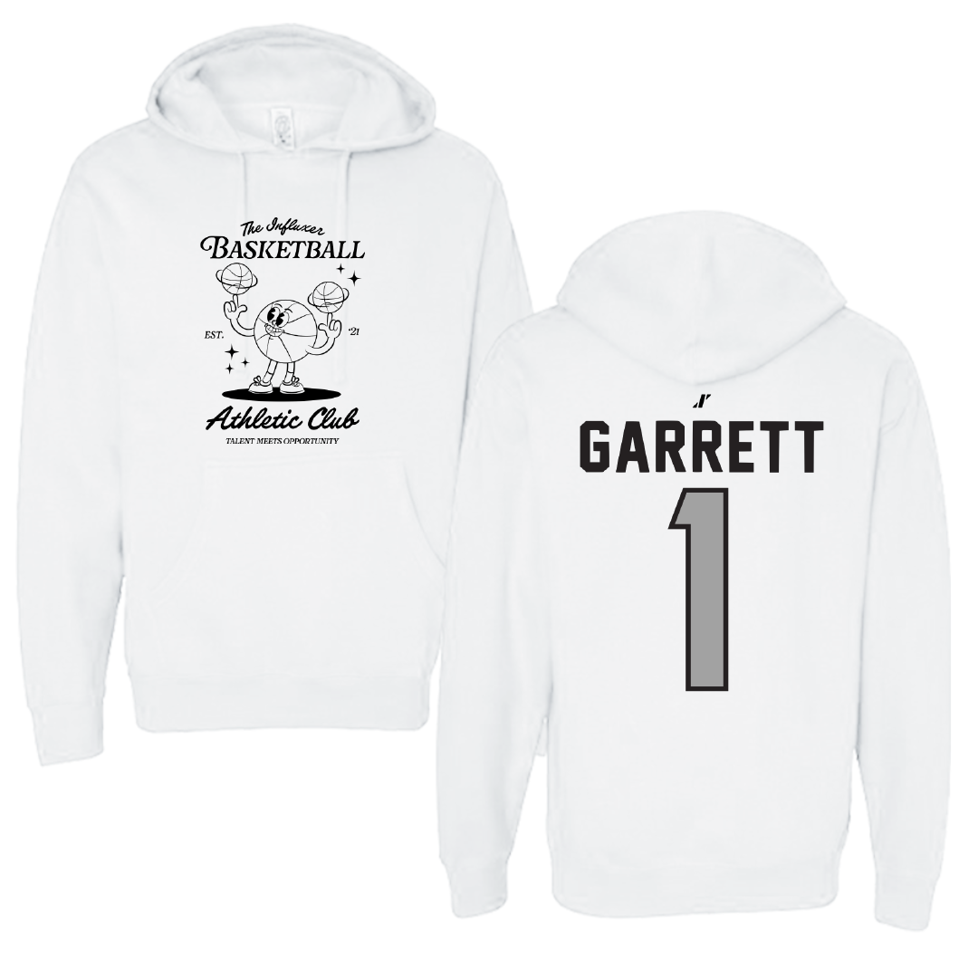 Basketball White Influxer Athletic Club Hoodie - #1 KJ Garrett