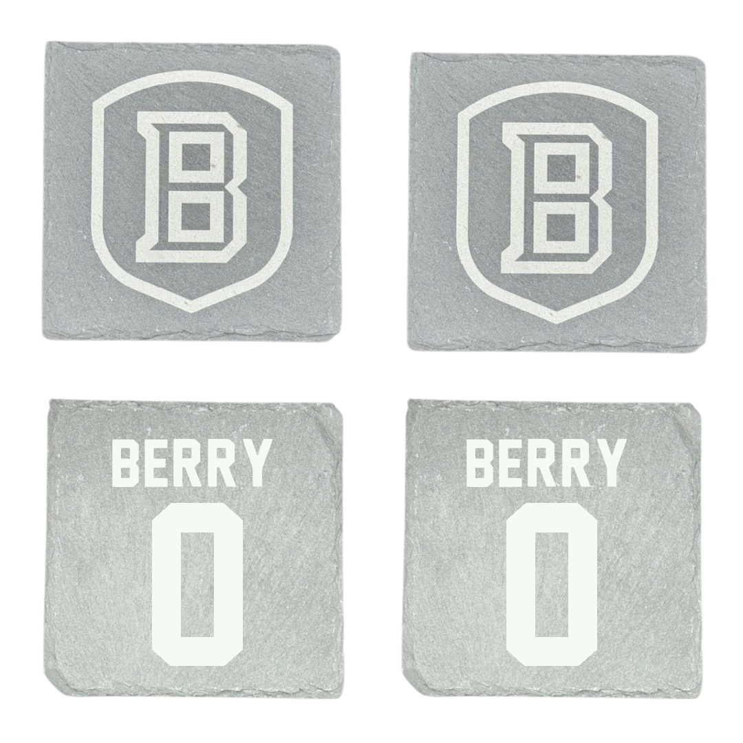 Bradley University Soccer Stone Coaster (4 Pack)  - #0 Drew Berry