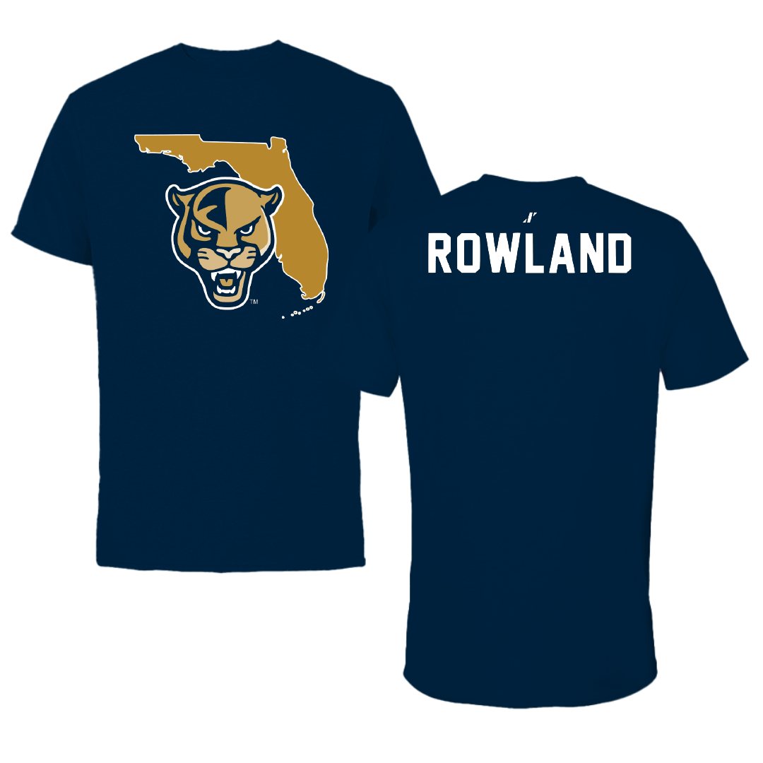 Florida International University TF and XC Navy State Performance Tee - De’quan Rowland