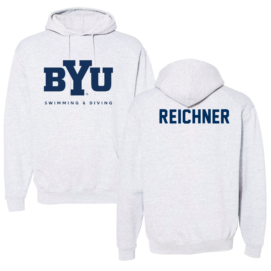 Brigham Young University Swimming & Diving Gray Hoodie - Annie Reichner