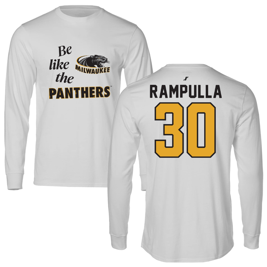 University of Wisconsin-Milwaukee Basketball Light Gray Be Like Us Long Sleeve - #30 Sophia Rampulla
