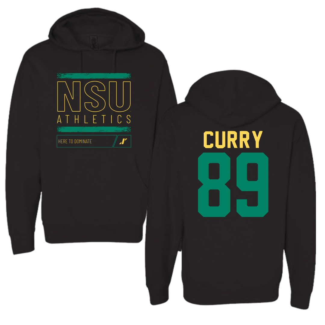 Norfolk State University Football Black Dominate Hoodie - #89 Michael Curry