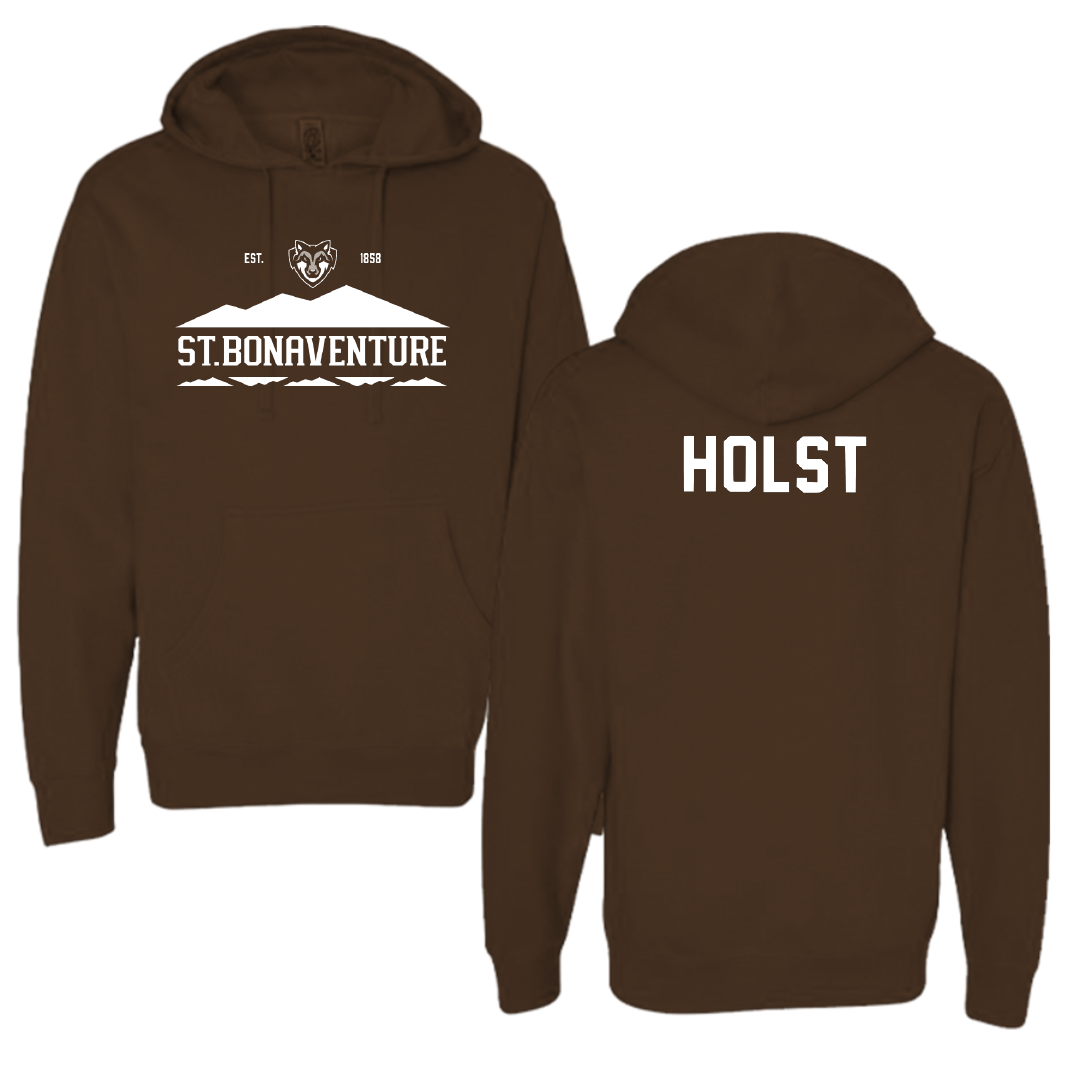 St. Bonaventure University Swimming & Diving Brown General Hoodie - Maggie Holst