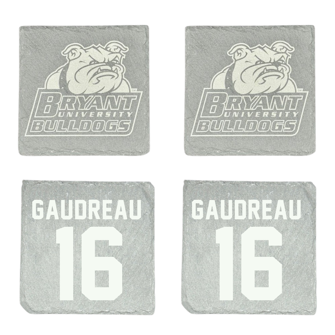 Bryant University Baseball Stone Coaster (4 Pack)  - #16 Jacob Gaudreau