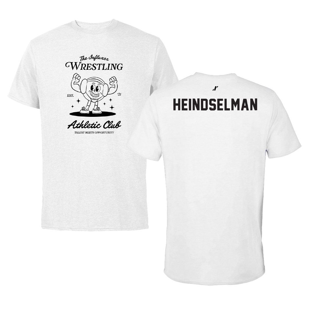Wrestling White Influxer Athletic Club Tee - Josh Heindselman