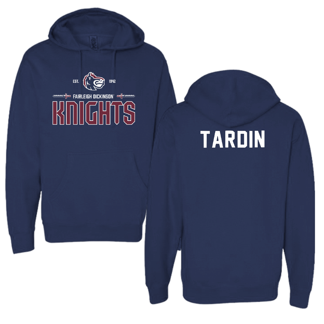 Fairleigh Dickinson University-Metropolitan Campus Tennis Navy General Hoodie - Fernando Tardin