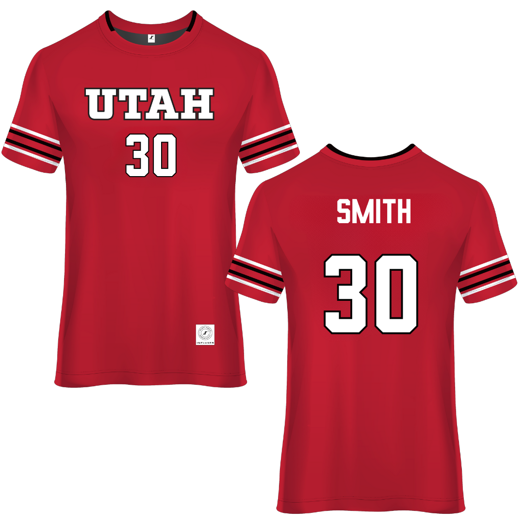 University of Utah Red Soccer Jersey - #30 Isabelle Smith