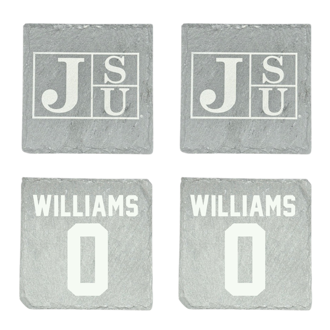 Jackson State University Football Stone Coaster (4 Pack)  - #0 Jeremiah Williams