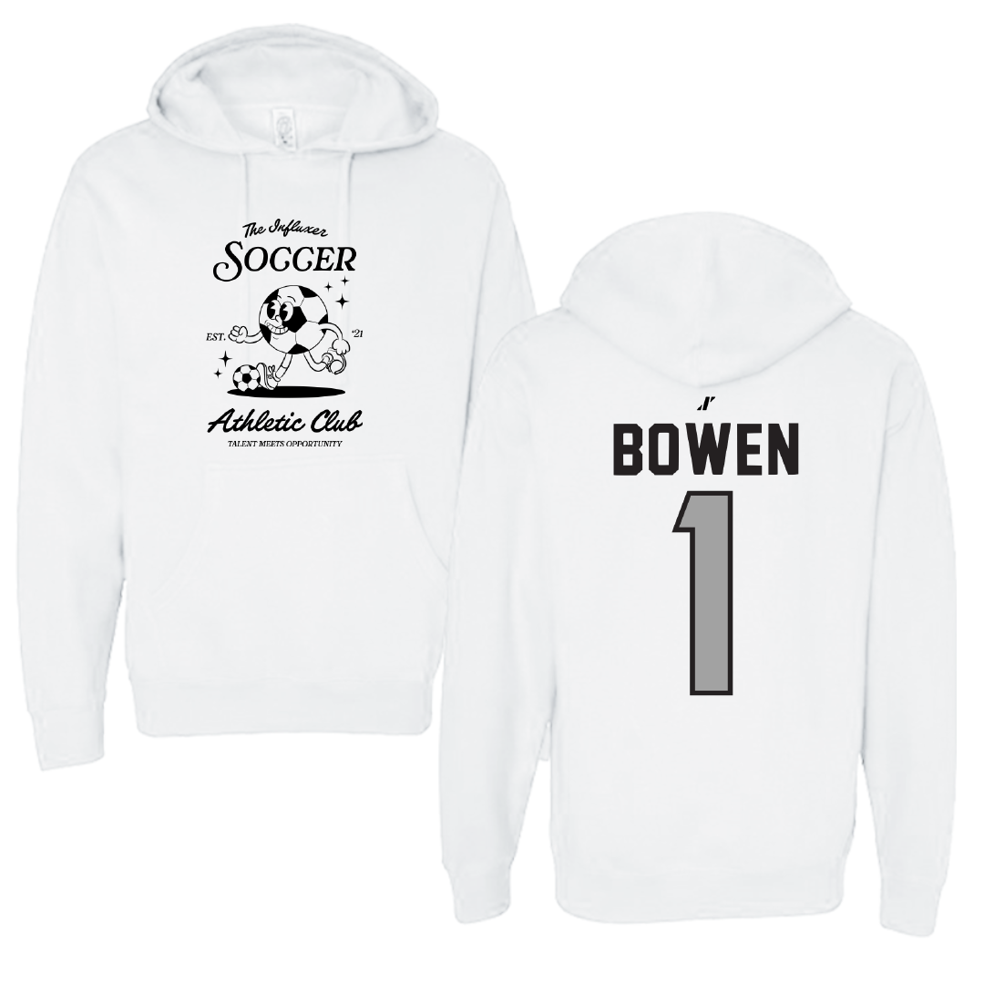 Soccer White Influxer Athletic Club Hoodie - #1 Breanna Bowen