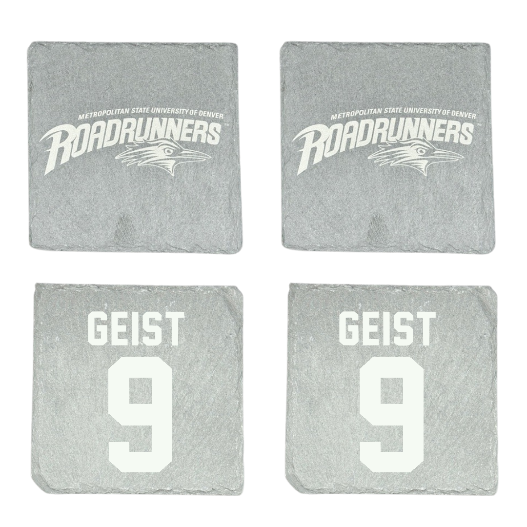 Metropolitan State University of Denver Softball Stone Coaster (4 Pack)  - #9 Jaiden Geist