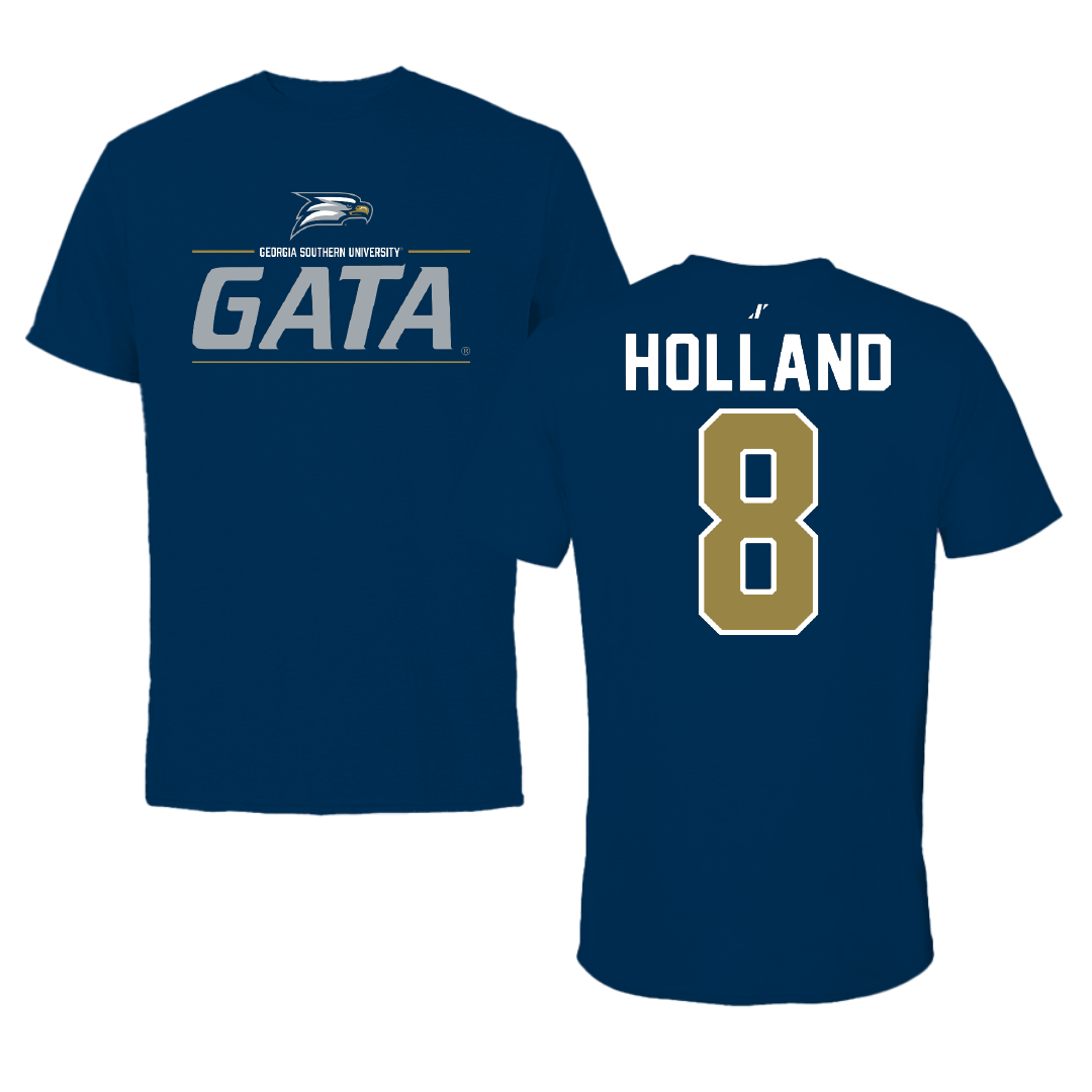 Georgia Southern University Softball Navy General Performance Tee - #8 Bailey Holland