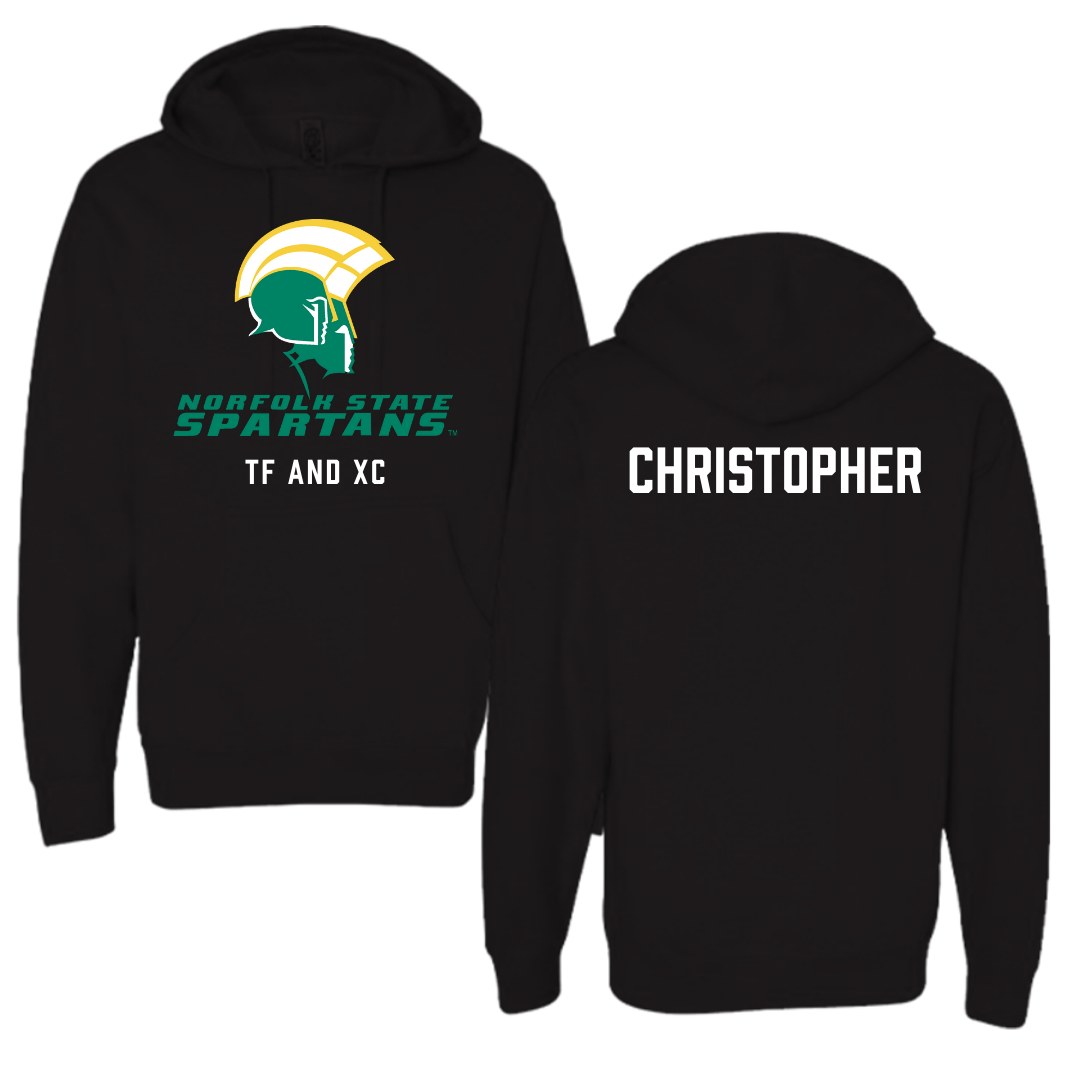 Norfolk State University TF and XC Black Hoodie - Jahquan Christopher