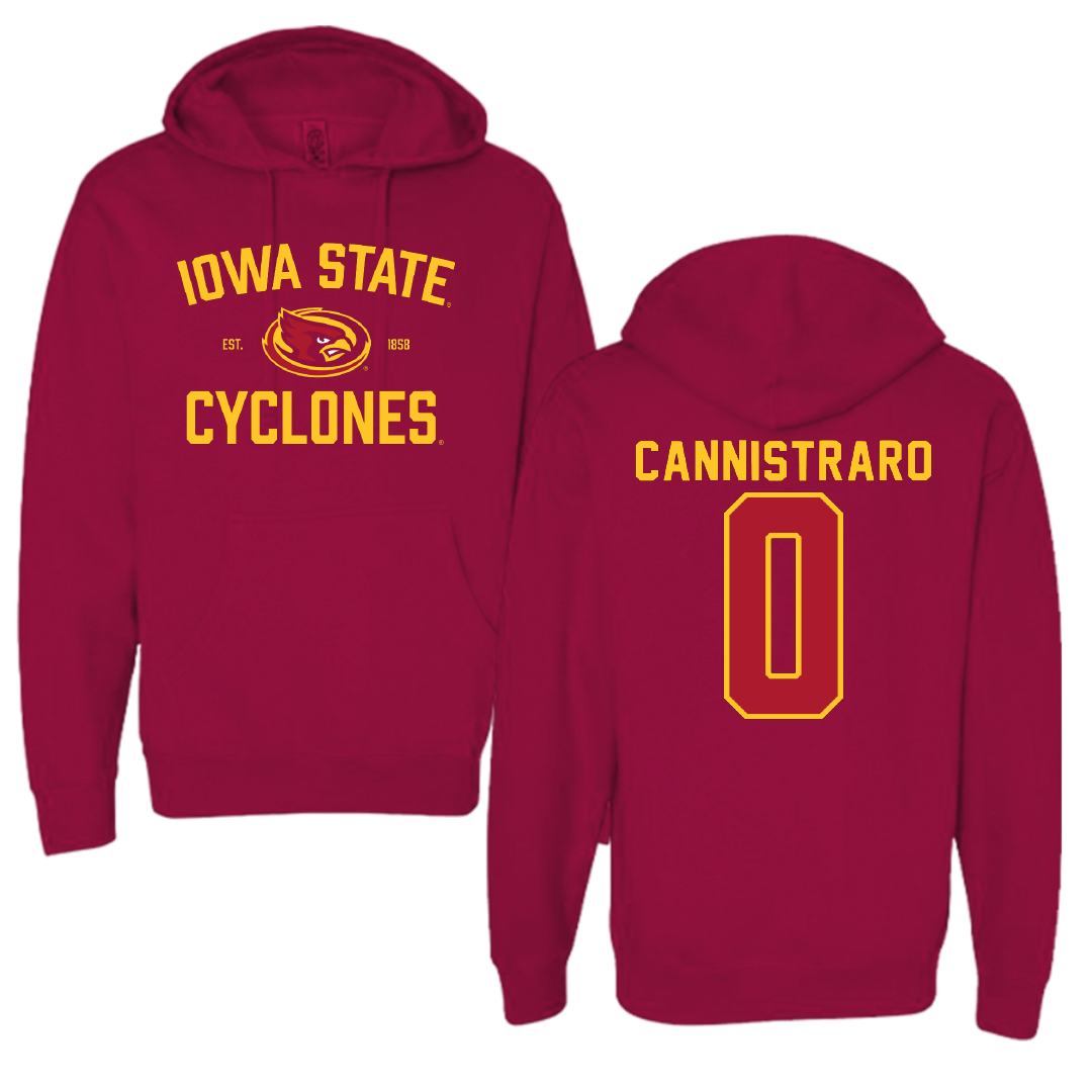 Iowa State University Soccer Cardinal General Hoodie - #0 Kasey Cannistraro