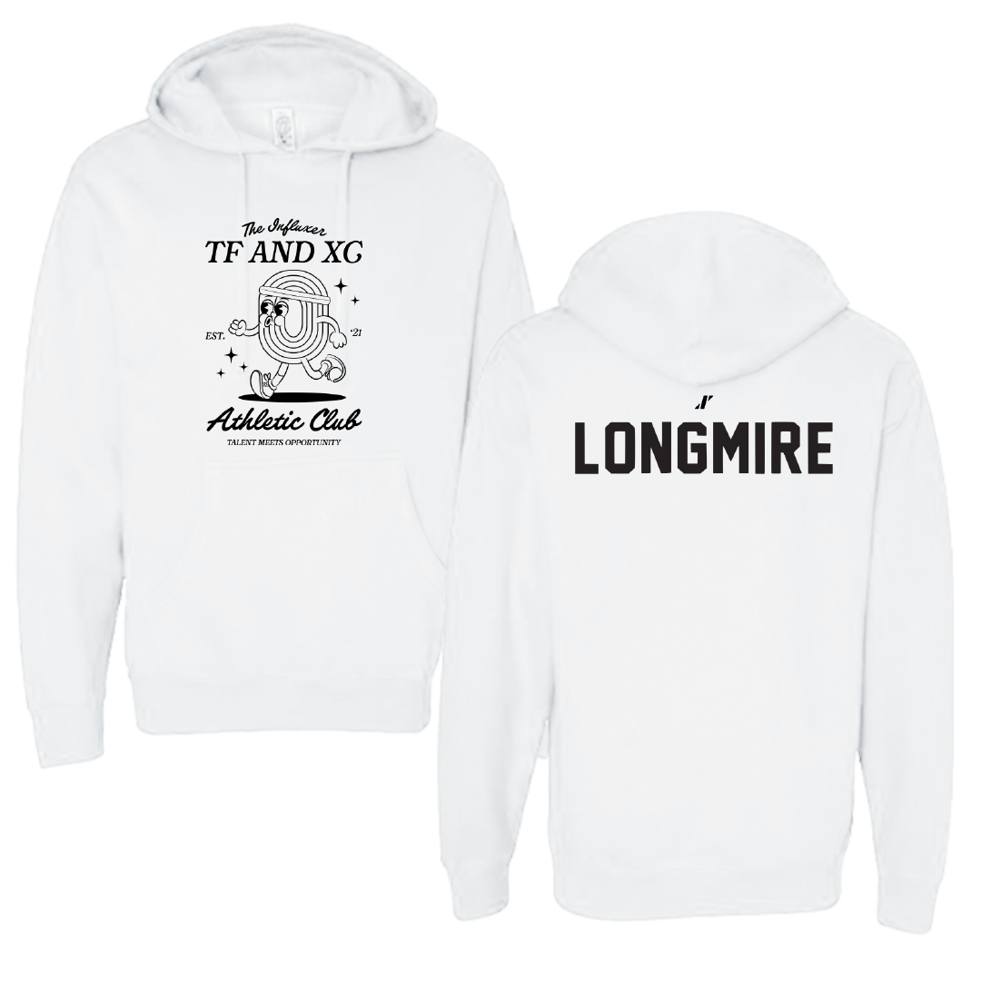 TF and XC White Influxer Athletic Club Hoodie - Ryan Longmire