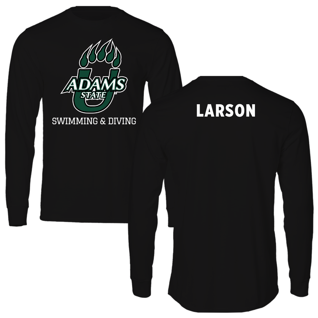 Adams State University Swimming & Diving Black State Long Sleeve - Kennedy Larson