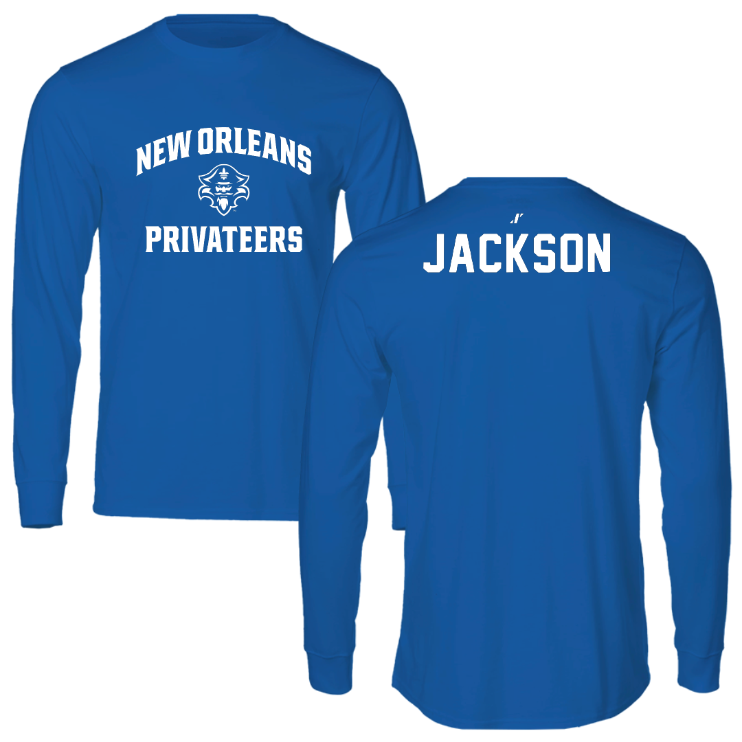 University of New Orleans POM Blue General Long Sleeve - Jasmine Jackson