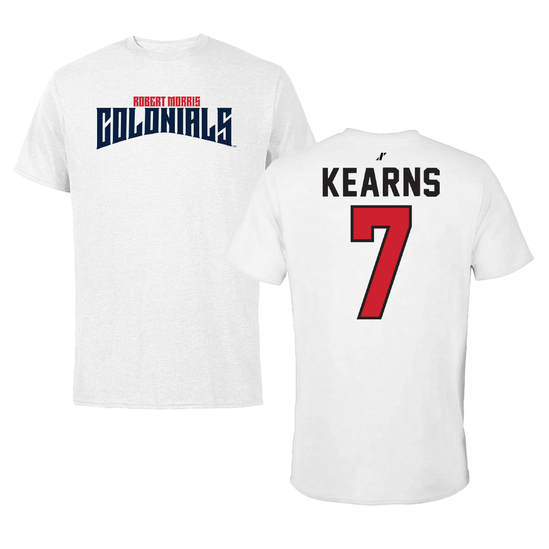 Robert Morris University Soccer White Classic Performance Tee - #7 Malia Kearns