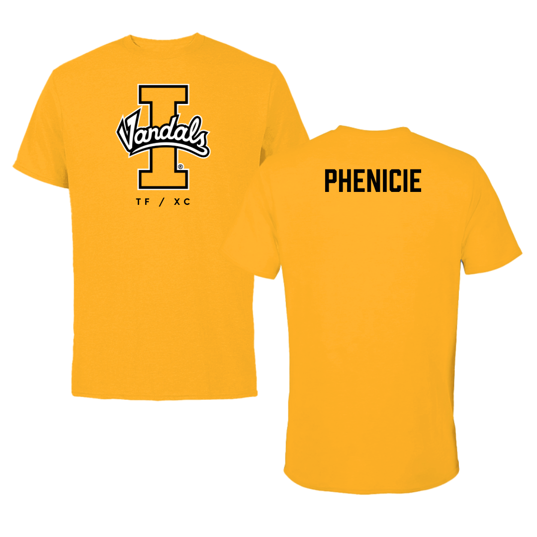 University of Idaho TF and XC Gold Performance Tee - Lily Phenicie