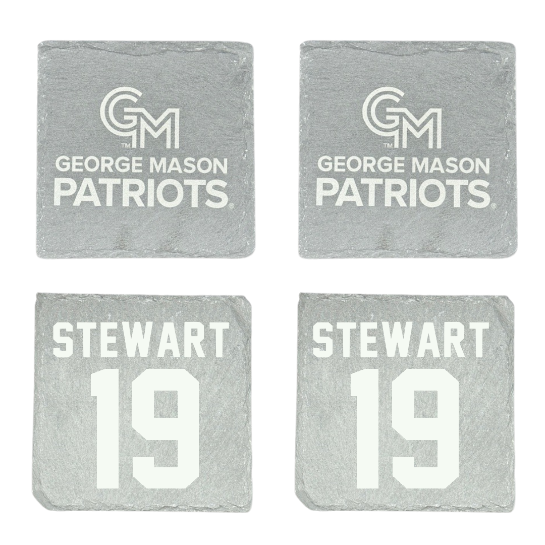 George Mason University Baseball Stone Coaster (4 Pack)  - #19 Owen Stewart