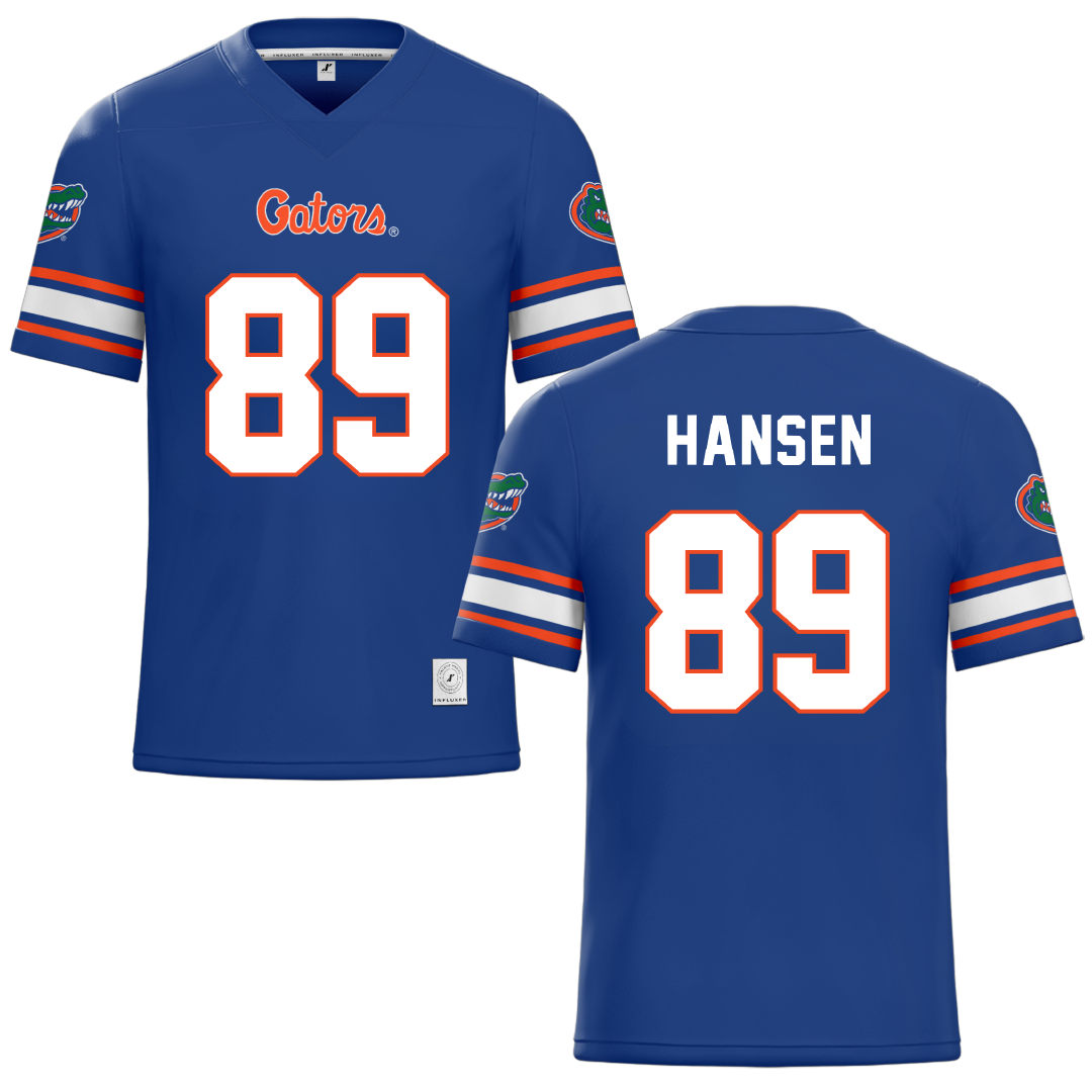 University of Florida Blue Football Jersey - #89 Hayden Hansen