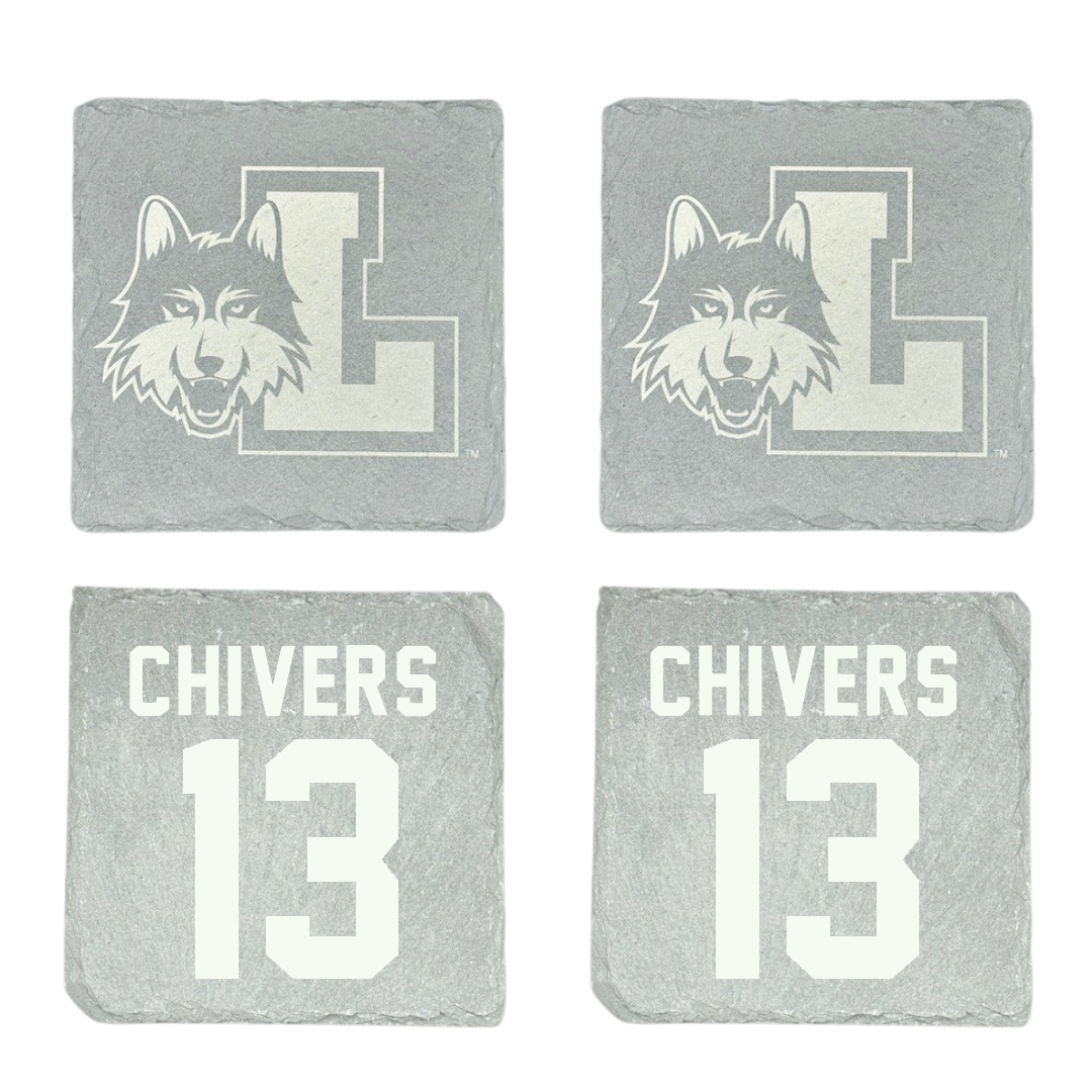 Loyola University-Chicago Basketball Stone Coaster (4 Pack)  - #13 Kira Chivers