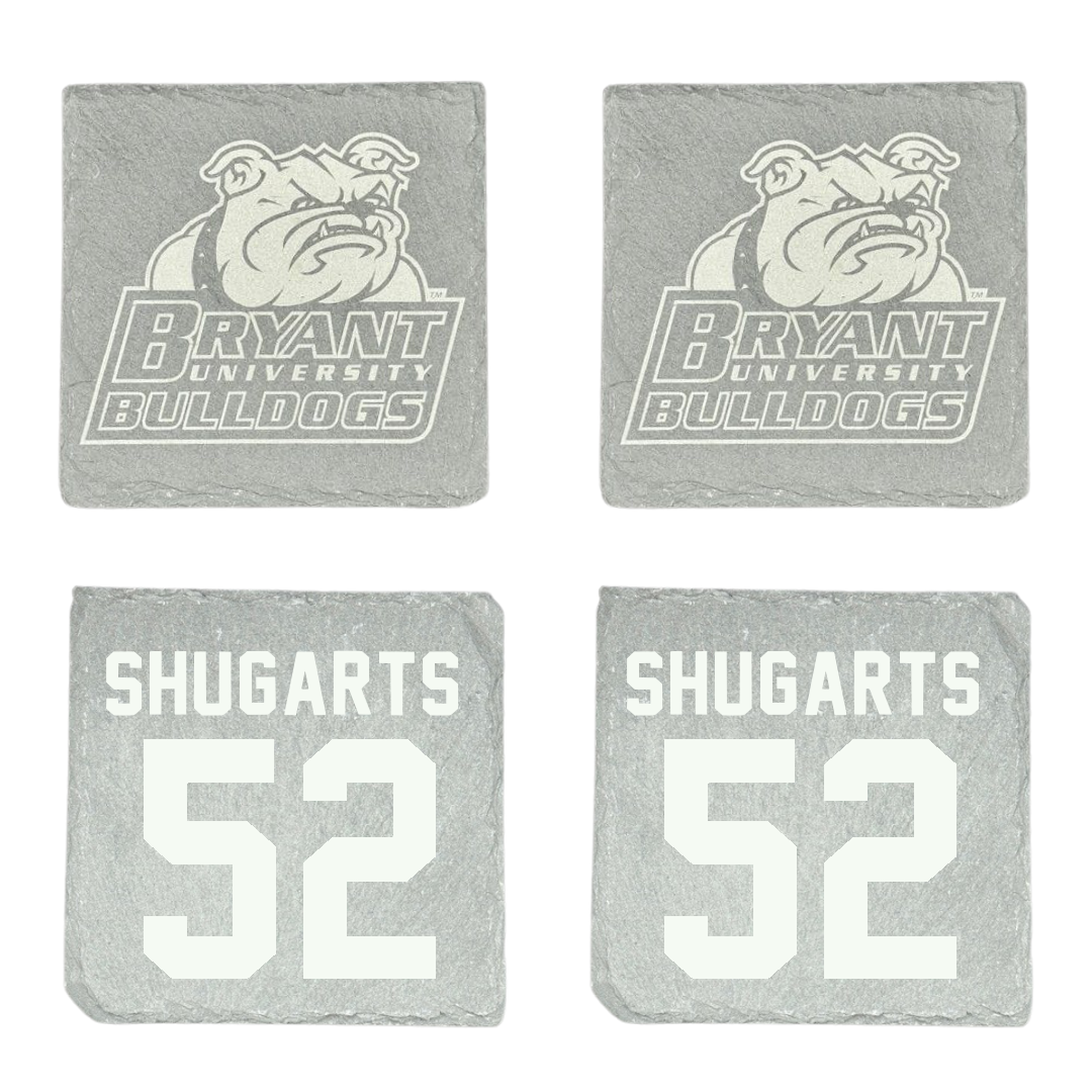 Bryant University Football Stone Coaster (4 Pack)  - #52 Beau Shugarts