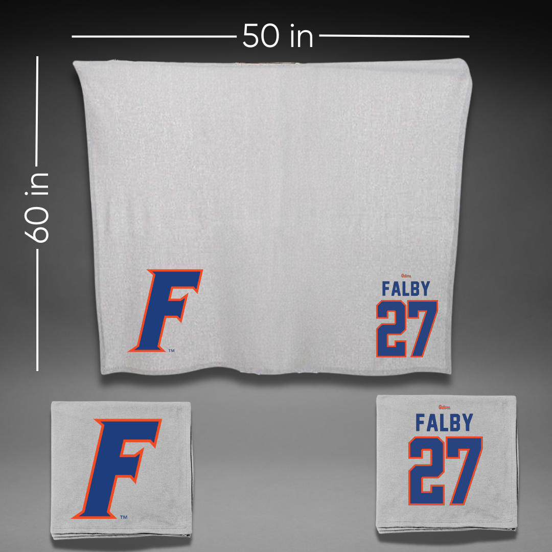 University of Florida Softball Gray Blanket - #27 Kendra Falby