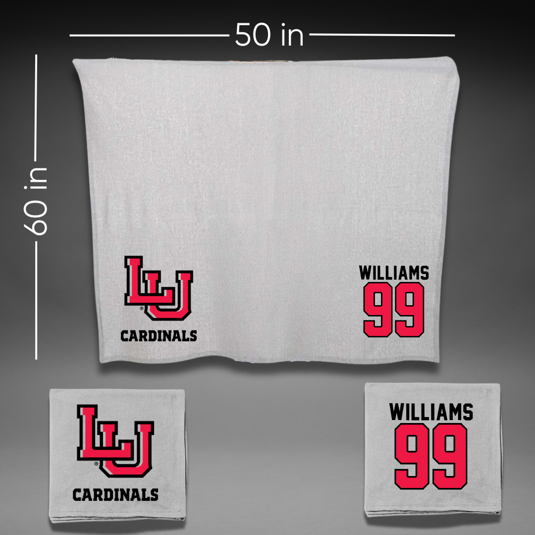 Lamar University Football Gray Blanket - #99 Caleb Williams