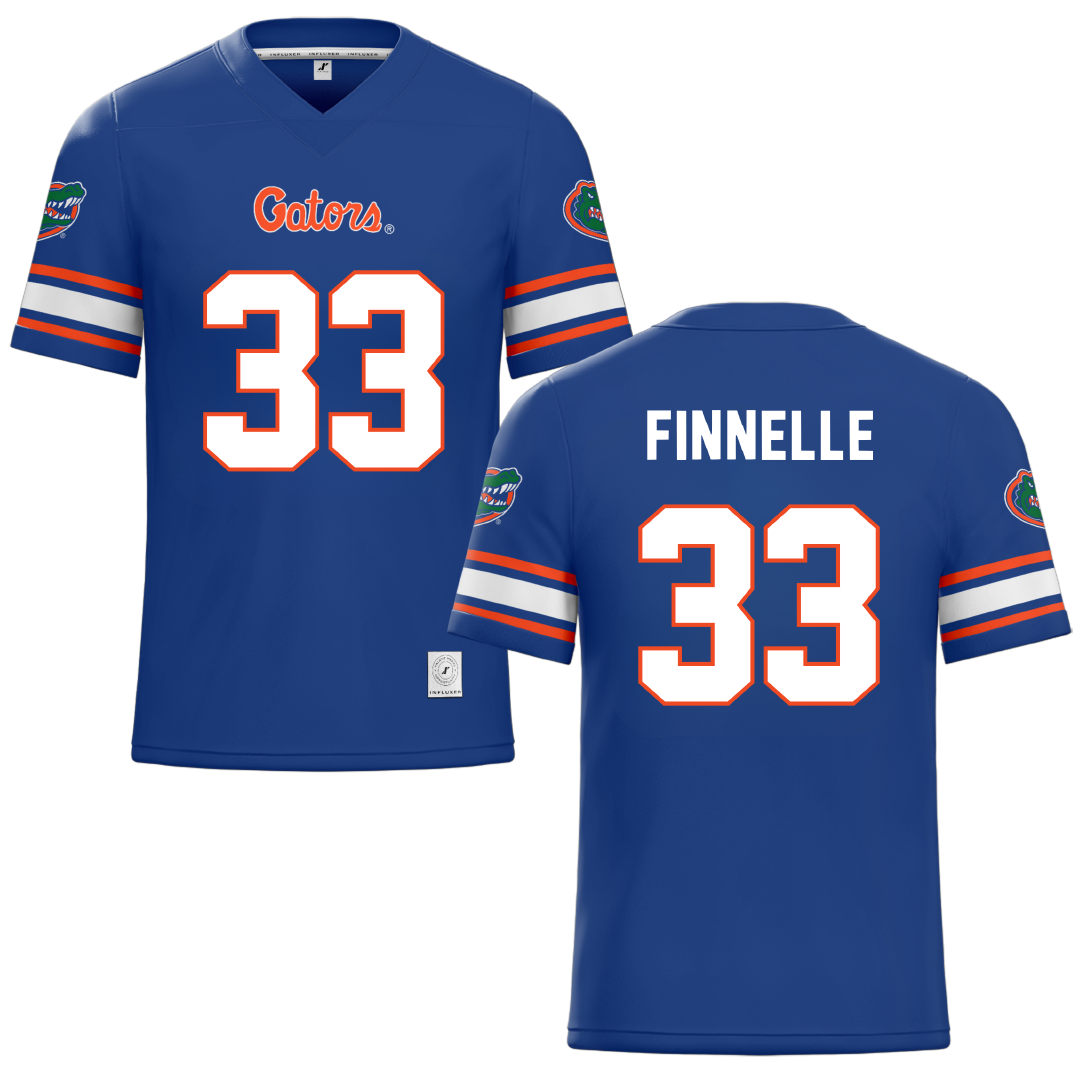 University of Florida Blue Lacrosse Jersey - #33 Elyse Finnelle