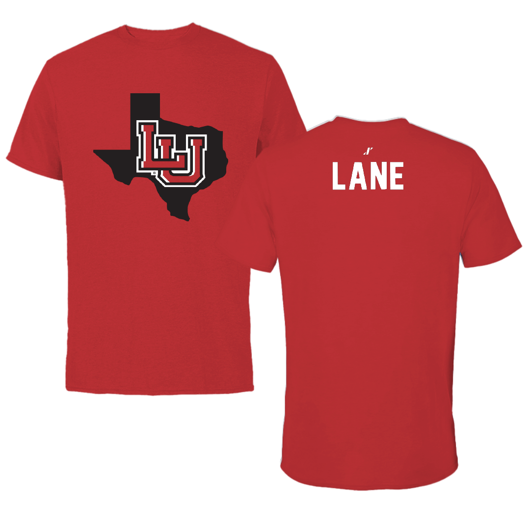 Lamar University TF and XC Red State Performance Tee - RJ Lane